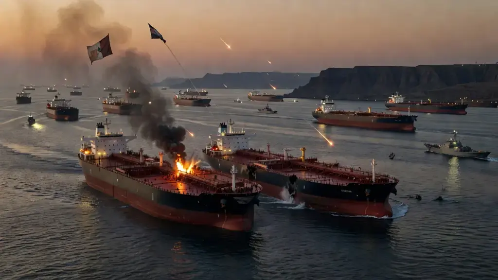 Tanker Strikes in Strait of Hormuz Revive Oil Shipping Fears