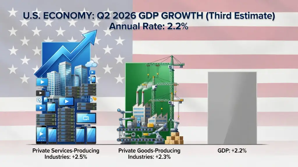 Services and Industry Output Drove Second-Quarter GDP Growth