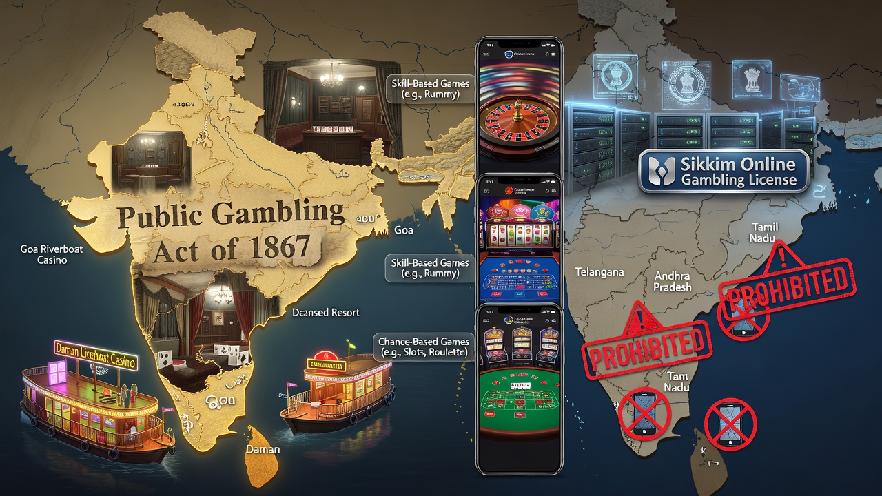Is Online Casino Legal in India? Laws, Regulations, and Wagering Rules for Online Casino Games