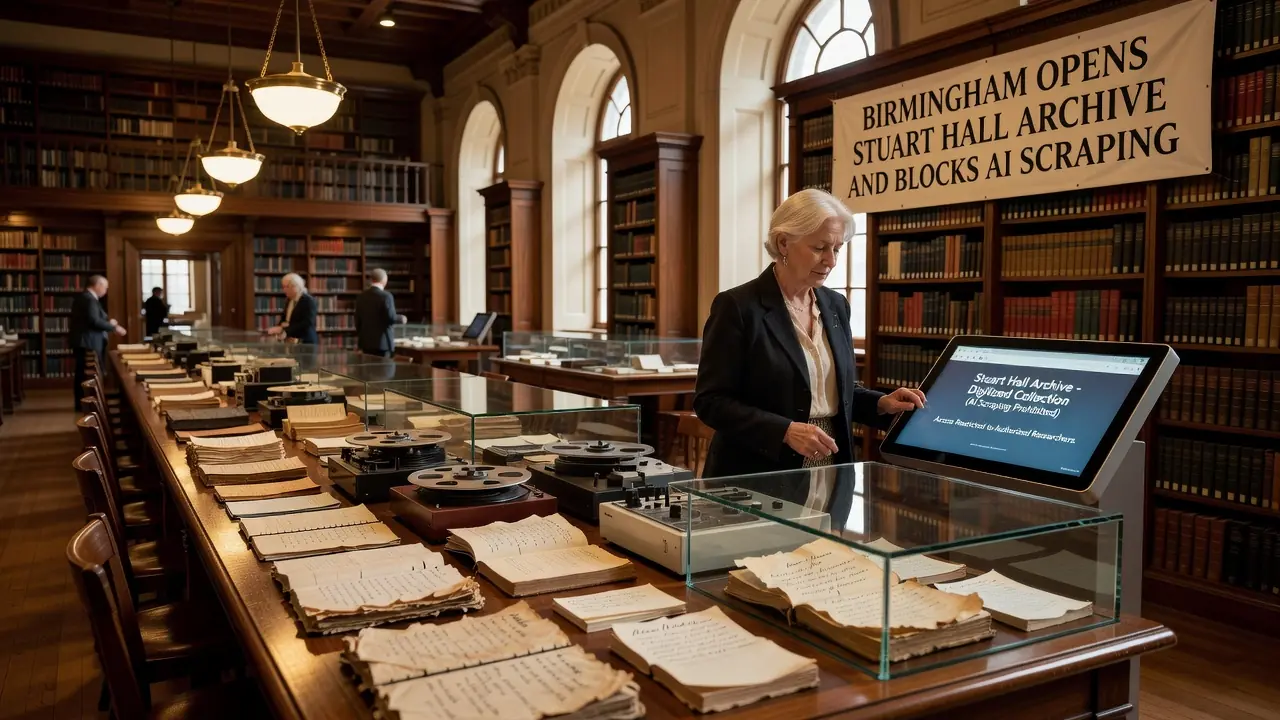 Birmingham Opens Stuart Hall Archive and Blocks AI Scraping